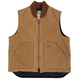 Carhartt V02 BRN Sandstone Arctic Vest Arctic Quilt Lined Tan Large